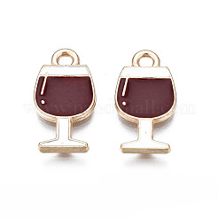 Rack Plating Alloy Enamel Pendants&nbsp;PALLOY-S139-019
