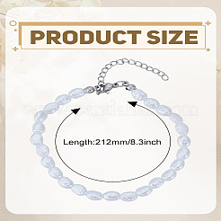 1Pc ABS Plastic Imitation Pearl Beaded Bracelets for Women&nbsp;BJEW-LP0005-03