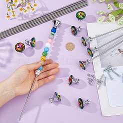 DIY Beaded Garden Stakes Making Kit&nbsp;DIY-FH0010-86B