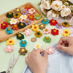 36Pcs 12 Colors Fine Thread Handmade Woven Costume Accessories&nbsp;DIY-FG0005-58