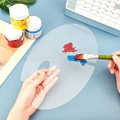 Transparent Acrylic Paint Palette&nbsp;AJEW-BK0001-004
