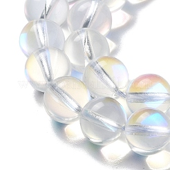 Synthetic Moonstone Beads Strands&nbsp;G-P528-J02-13