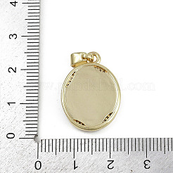 Brass Enamel Pendants&nbsp;KK-D409-50G