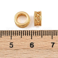 Brass European Beads&nbsp;KK-F910-01G