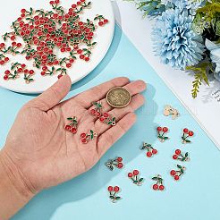 110Pcs Alloy Enamel Pendants&nbsp;ENAM-ME0001-43