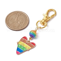 Alloy Enamel Pendant Decorations&nbsp;HJEW-JM01708