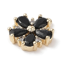 Brass Micro Pave Cubic Zirconia Charms&nbsp;KK-G491-26G-03