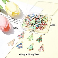 40Pcs 8 Styles Christmas Theme Alloy Pendant&nbsp;FIND-CJ0002-32