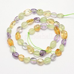 Natural Multi Color Quartz Bead Strands&nbsp;G-L459-17