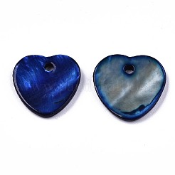 Natural Freshwater Shell Charms&nbsp;X-SHEL-R113-17