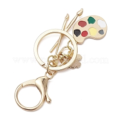 Painter's Palette Alloy Enamel Keychain&nbsp;KEYC-JKC01074