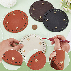 4Pcs 4 Colors Imitation Leather Bag Bottoms&nbsp;FIND-NB0006-98