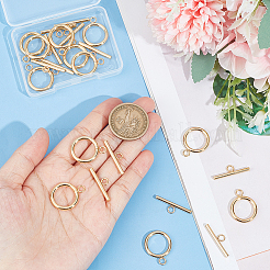 12Pcs 304 Stainless Steel Toggle Clasps&nbsp;STAS-UN0050-81