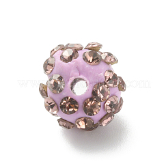 Rhinestone Pave Disco Ball Beads&nbsp;RB-TAC0002-02A-10