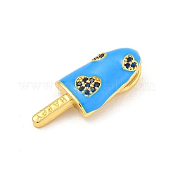 Rack Plating Brass Micro Pave Cubic Zirconia Pendants&nbsp;KK-P277-09G