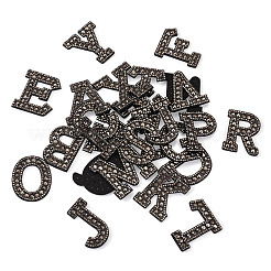 Alphabet Resin Rhinestone Patches&nbsp;DIY-TAC0005-45H