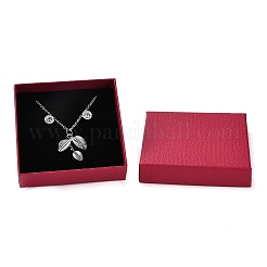 Square Cardboard Necklace Box&nbsp;CBOX-Q038-02E