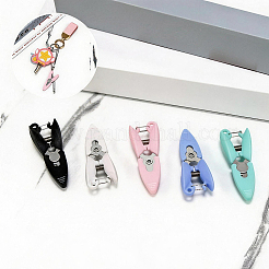 6Pcs 4 Colors Mini Stainless Steel Scissors&nbsp;AJEW-SP0006-26