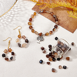 ARRICRAF Natural Black Agate Bead Strands&nbsp;G-AR0003-40