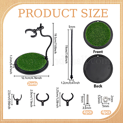 2 Bags Imitation Grass Adjustable Plastic Action Figure Displays&nbsp;ODIS-FG0002-29A