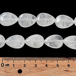 Natural Teardrop Quartz Crystal Beads Strands&nbsp;G-L242-15
