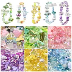 250G Opaque & Transparent Acrylic Beads&nbsp;MACR-YW0003-89