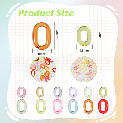 Transparent Acrylic Linking Rings&nbsp;TACR-CA0001-30