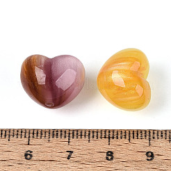 Opaque Imitation Cat Eye Resin Beads&nbsp;RESI-T060-38M