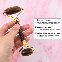 Natural Tiger Eye Face Massager&nbsp;DJEW-F005-01C