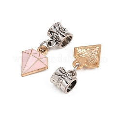 Alloy Enamel European Dangle Charms&nbsp;PALLOY-YW010-02