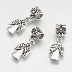 Alloy European Dangle Charms&nbsp;PALLOY-P123-01AS