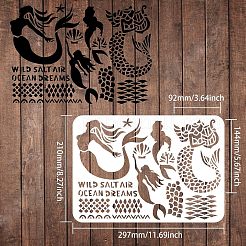 Large Plastic Reusable Drawing Painting Stencils Templates&nbsp;DIY-WH0202-210