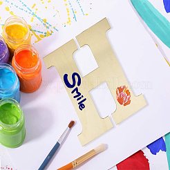 Letter Unfinished Wood Blank Cutouts&nbsp;LS-DIY-ZX040-01H