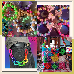 800Pcs Opaque Plastic Beads&nbsp;KY-SP0001-47E