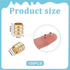 150Pcs Brass Beads&nbsp;KK-UN0005-69