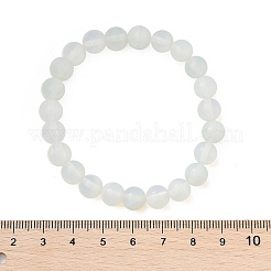Opal Round Beaded Stretch Bracelets&nbsp;BJEW-F203-01