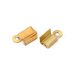 Ion Plating(IP) 304 Stainless Steel Folding Crimp Cord Ends&nbsp;FIND-Q118-01G-03