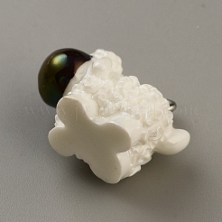 Imitation Animal Resin Pendants&nbsp;RESI-CJC0023-09B