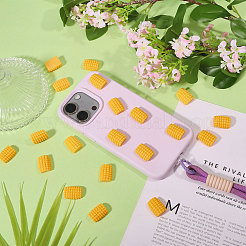 50Pcs Opaque Resin Cabochons&nbsp;RESI-CA0001-85