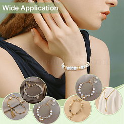 64Pcs 8 Styles Brass Beads&nbsp;KK-PH0012-60