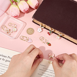 8Pcs Iron Paper Clips&nbsp;AJEW-BM00012