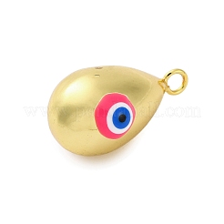 Brass Enamel Pendants&nbsp;KK-P296-01G