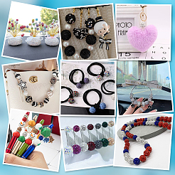 100Pcs Polymer Clay Pave Rhinestone Beads&nbsp;RB-PH0001-38A