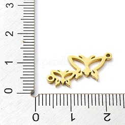 304 Stainless Steel Connector Charms&nbsp;LS-STAS-D036-03B-G
