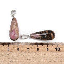 Natural Rhodonite Pendants&nbsp;G-G804-A11
