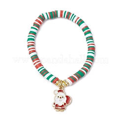 Polymer Clay Beaded Stretch Bracelets&nbsp;BJEW-JB11162