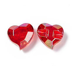 Transparent Acrylic European Beads&nbsp;OACR-H015-13