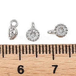 SHEGRACE Brass Pave Cubic Zirconia Charms&nbsp;XGRQ5K551-832P-A