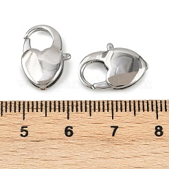 304 Stainless Steel Lobster Claw Clasps&nbsp;STAS-B089-01B-P
