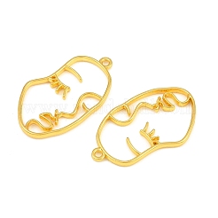 Alloy Open Back Bezel Pendants&nbsp;PALLOY-I197-12G